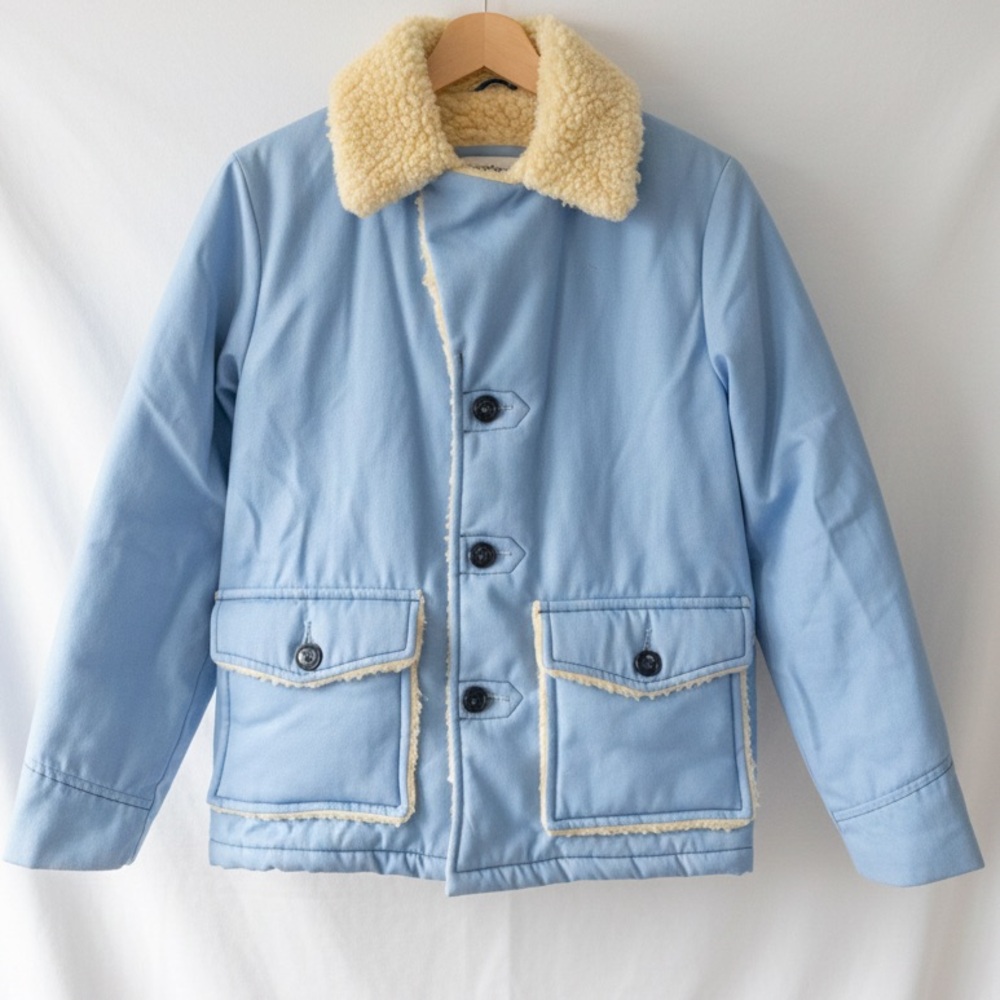 SEARS Vintage 70’s Womens Wool Sherpa Puffer Winter Jacket
